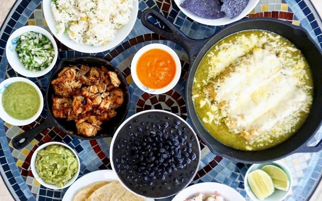 Traditional Talavera pottery and Mexican cultural elements in Los Angeles