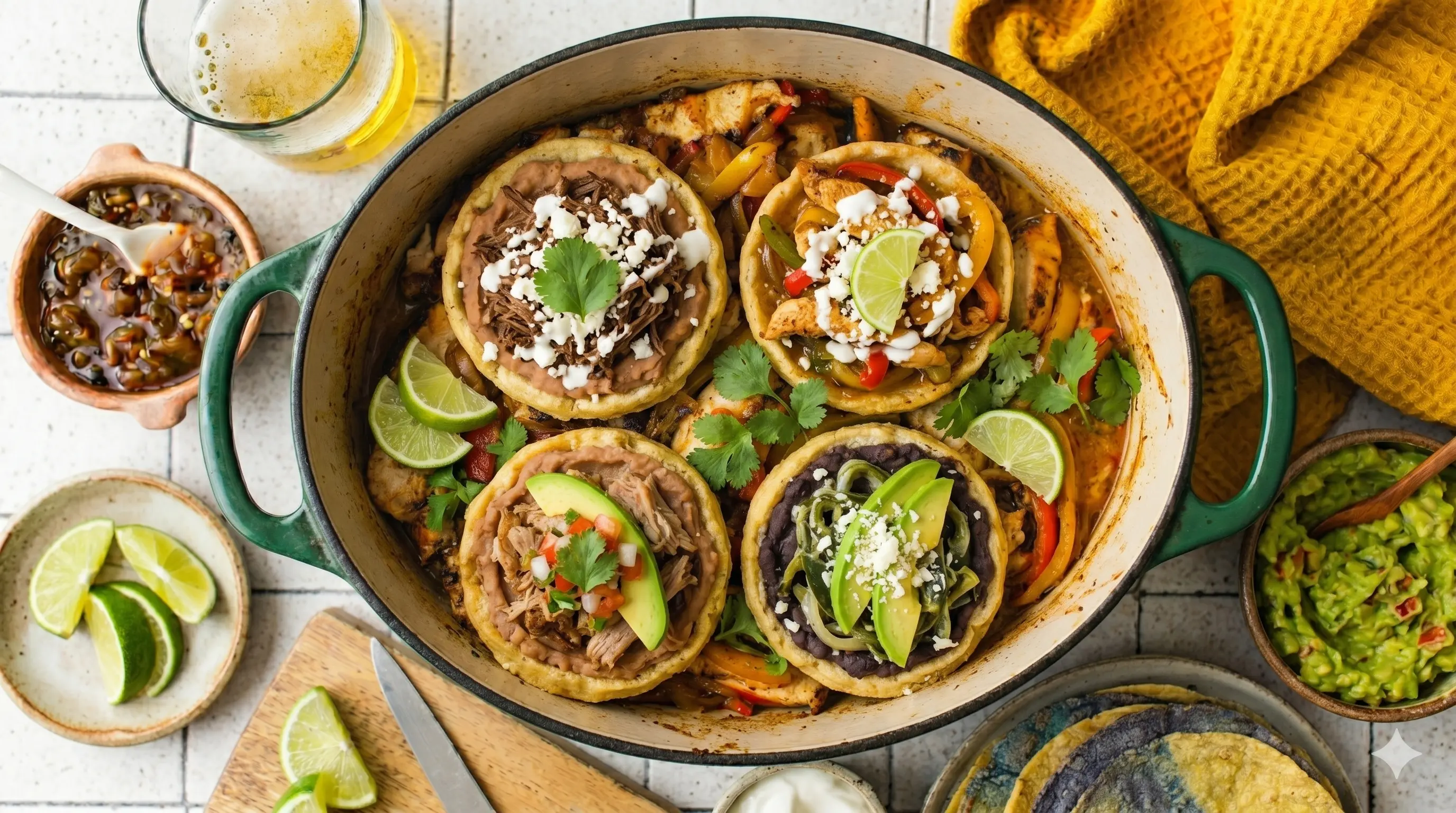 Mexican street food tacos in Los Angeles